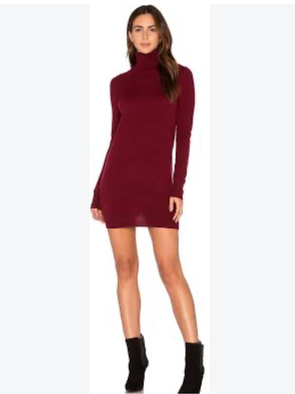 Equipment purple Turtleneck Mini Dress